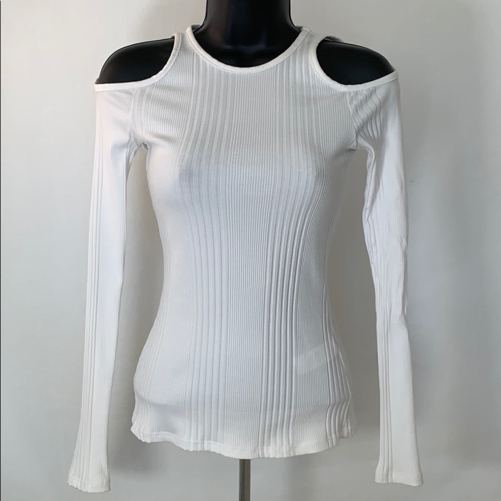 FRAME DENIM Cold Shoulder LS